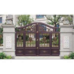 Cancello del cortile in alluminio dal design classico