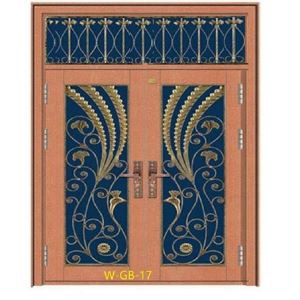 Finestra Porta in vetro di sicurezza in bronzo pavone